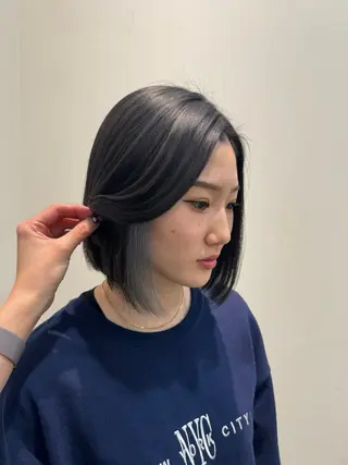 ミディアム 堀越 美羽のヘアスタイル