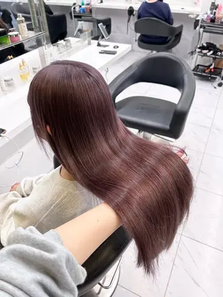 カラー 透明感ベージュ🤎 ナチュラルレイヤーのヘアスタイル
