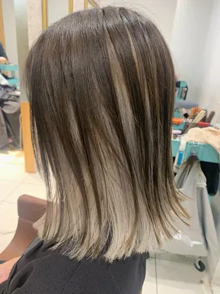 ミディアム MORISAKI ✂︎縮毛矯正のヘアスタイル
