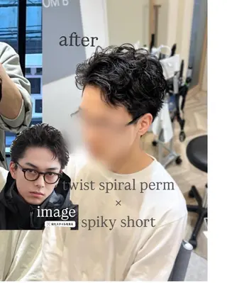 パーマ メンズ 韓国ヘア🇰🇷/ニ ュアンスパーマ/ヒナのヘアスタイル