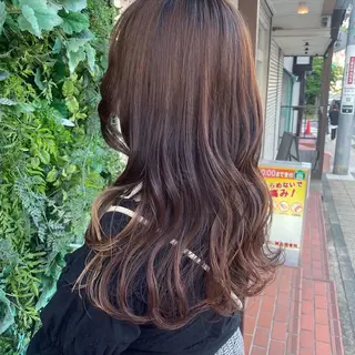 ロング 透明感カラー/韓国 ヘア🩶yuri🩵のヘアスタイル