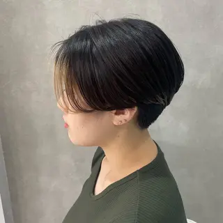 ショート ダウンパーマ特化💎 ボブ・レイヤーりなのヘアスタイル