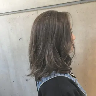 ミディアム カラー 銀座No.1髪質改善 縮毛矯正/本木のヘアスタイル