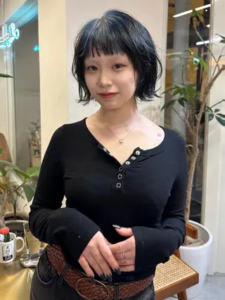 ショート カラー ハイトーン×似合わせ 🌱中川慎之介のヘアスタイル