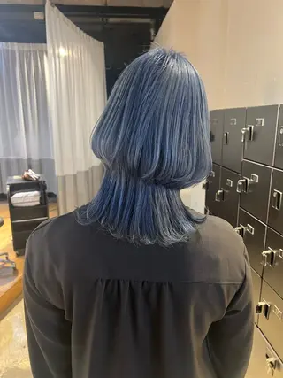 ミディアム カラー 🌈ケアブリーチ🌈 おぐまなつきのヘアスタイル