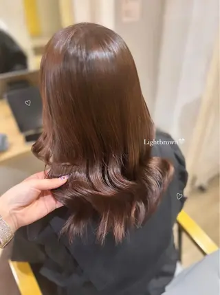 セミロング 💞艶モテ髪✨ MOENA💞のヘアスタイル