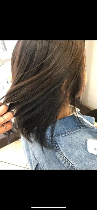 ミディアム カラー 💎白髪染めも対応 🙆👌山本明菜のヘアスタイル