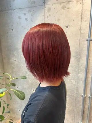 ミディアム カラー 🤡暖色レイヤー 🤡みさきのヘアスタイル