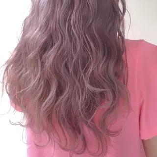 ロング カラー Rina のヘアスタイル