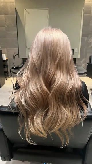 ロング 高橋 陸のヘアスタイル