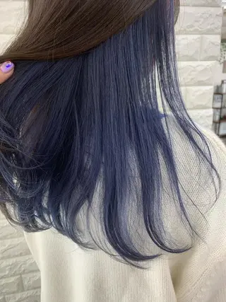 ミディアム カラー 薄田 珠美のヘアスタイル