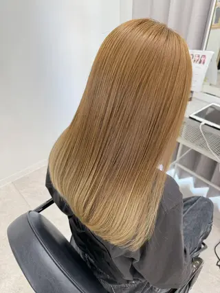 ロング カラー newi fhami 吉祥寺のヘアスタイル