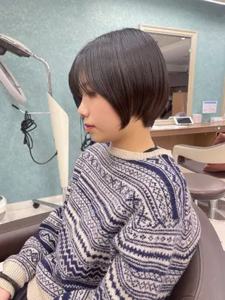 ショート 店長福島成美/髪質 改善縮毛矯正/カラーのヘアスタイル