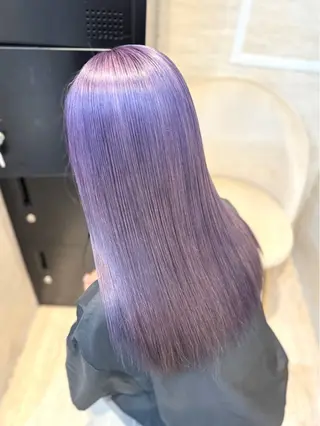 セミロング カラー 🩶鈴木茉奈🩶艶髪 /透明感/暖色カラーのヘアスタイル