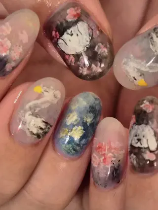 ネイル 3dパーツ/流行り 👧shushu❤️のネイルデザイン