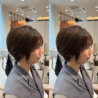ショート ショート/くびれボブ /MAHIROのヘアスタイル