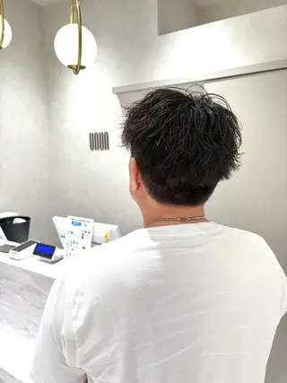 パーマ メンズ レディース募集中🎀 陸 愛夏のヘアスタイル