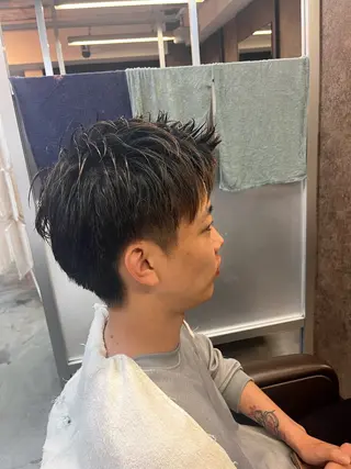 ショート メンズ 清水 寧生のヘアスタイル
