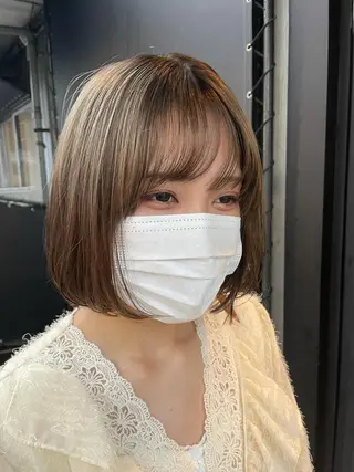 ショート カラー 🪞透け感&韓国ヘア 🪞honokaのヘアスタイル