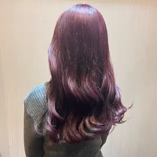 ロング カラー おくだ　りお /ハイトーンカラーのヘアスタイル
