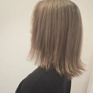 ショート ミディアム カラー ハイトーン×髪質改善 KENTAのヘアスタイル