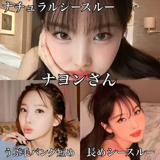 セミロング 映える顔まわり/前髪 特化 💗 ユキマのヘアスタイル