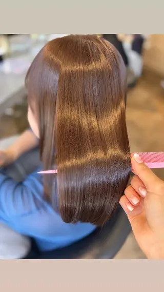ミディアム 札幌美容室♡西塔 瑠音🎀のヘアスタイル
