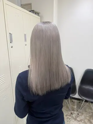 ロング カラー ハイトーンカラー🐬 えりかのヘアスタイル