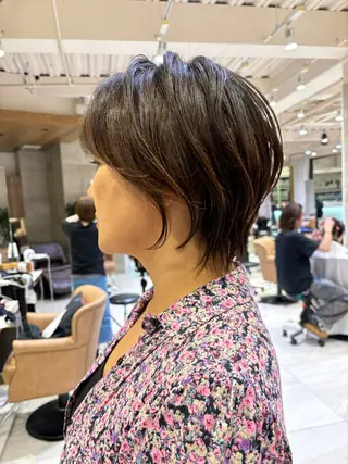 ショート 大人ショート特化/ カットモデル/表参道のヘアスタイル