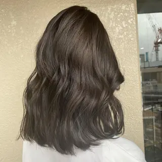 ミディアム カラー ヘアアレンジ 韓国レイヤー/ 顔周り💕田中将吾のヘアスタイル