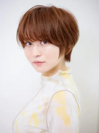 ショート カラー BASSA 下井草店のヘアスタイル