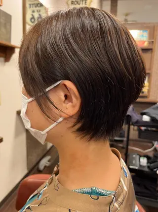 ショート カラー liL  hair サトウリョウタのヘアスタイル