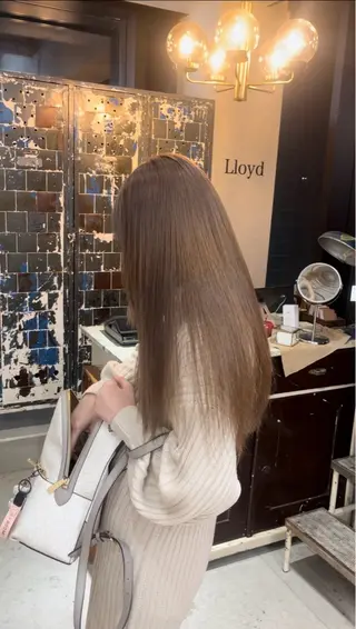 カラー 北川 茉奈のヘアスタイル