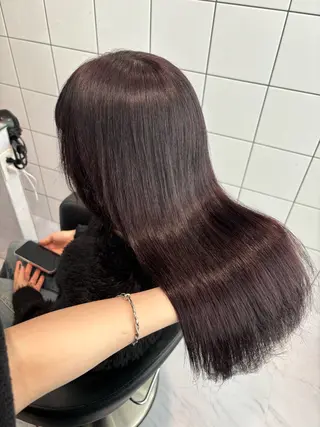 ロング カラー 表参道♡暗髪♡ 艶カラー♡アユミのヘアスタイル
