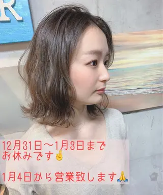 ミディアム カラー Beach 代表 KENTAのヘアスタイル