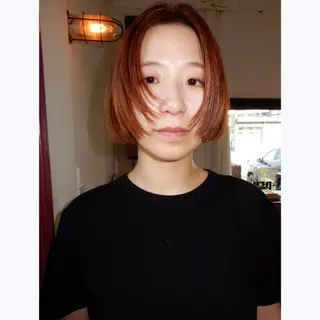 ショート カラー デザインカット🎨 ボブ🫟おざきのヘアスタイル