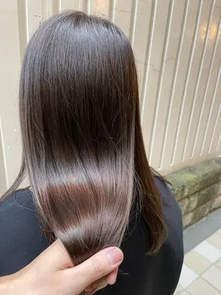 セミロング antica YOSHIのヘアスタイル