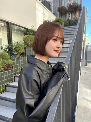 ミディアム カラー 透明感✨女性特化💙 chihiroのヘアスタイル