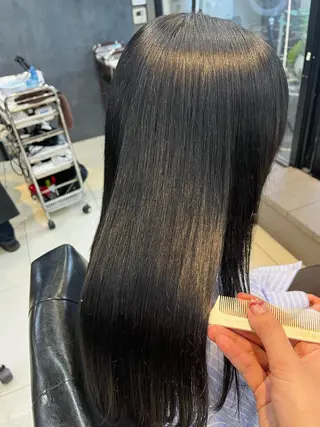 ロング カラー ヘアアレンジ マツエク・マツパ アイブロウ 透明感カラー🤎 ゆりのヘアスタイル