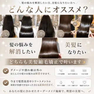 ロング 美髪縮毛矯正🩶 髪質改善/Shinaのヘアスタイル