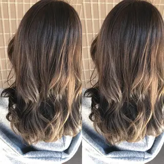 カラー 後藤 陽花子のヘアスタイル