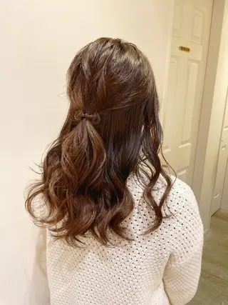 ロング ヘアアレンジ シールエクステ横浜 🐏☁️miminaのヘアスタイル