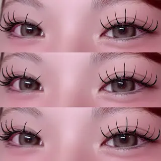 マツエク・マツパ 🎀束感/上下エク/ 𝙍𝙐𝘼 🎀のマツエク・マツパデザイン