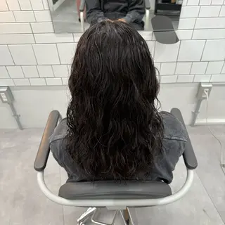 ロング パーマ 【メンズ特化】中場 健人/西梅田/北新地のヘアスタイル