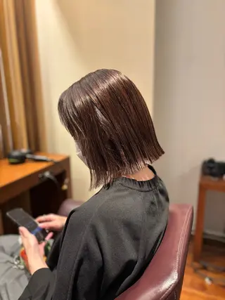ショート カラー 👑メンズパーマ/髪 質改善/鎌倉🐮のヘアスタイル