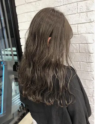 セミロング カラー ノンダメージ髪質改善 カラー💎/KURAのヘアスタイル