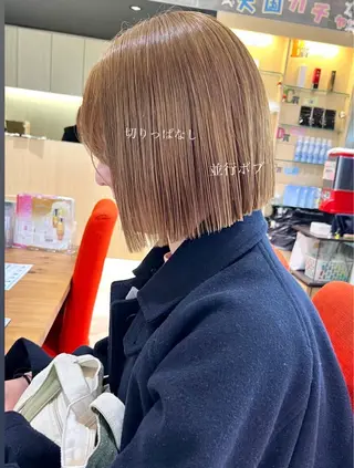 ショート 加納千華 /ボブ/ぱつっとボブのヘアスタイル