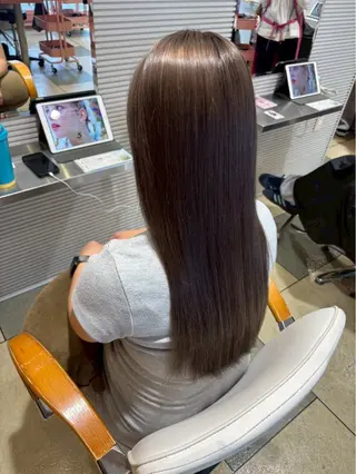 ロング カラー 艶カラー/メンズ パーマ/いくののヘアスタイル