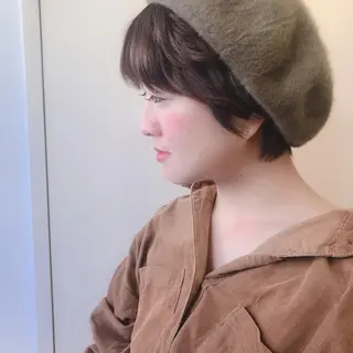 ショート 顔周りの垢抜けヘア 立山愛梨のヘアスタイル