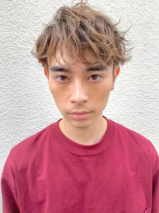 メンズ メンズ／パーマ ／レディース髪質改善のヘアスタイル